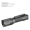 AceBeam P16 επαναφορτιζόμενος φακός LED 1000 Lumen Γκρι