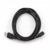 Gembird CCP-MUSB2-AMBM-0.1M καλώδιο USB USB2 σε Micro-USB Μαύρο
