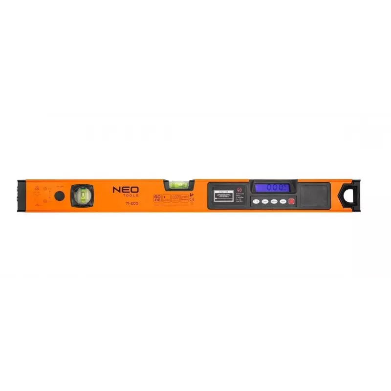 Neo Tools αλφάδι με ηλεκτρονική ένδειξη και δείκτη λέιζερ 60 cm