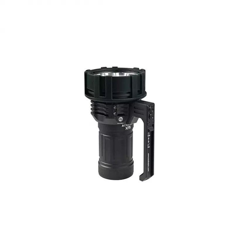 Φακός AceBeam X75 XHP 70.3 Μαύρο, 5000K