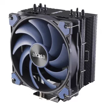 Akasa Alucia H4 Plus - αερόψυξη - 12 cm - 33,1 dB - 56,3 cfm - Μαύρο - Μπλε