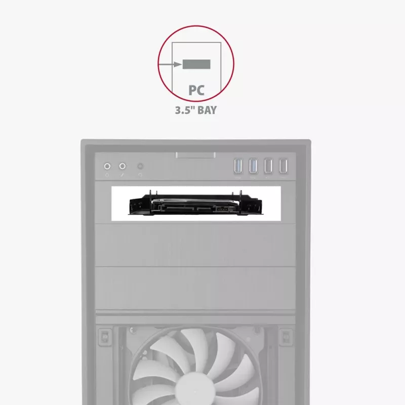 AXAGON RHD-P25 Μεταλλικό πλαίσιο 2x 2,5 σε 3,5/PCI