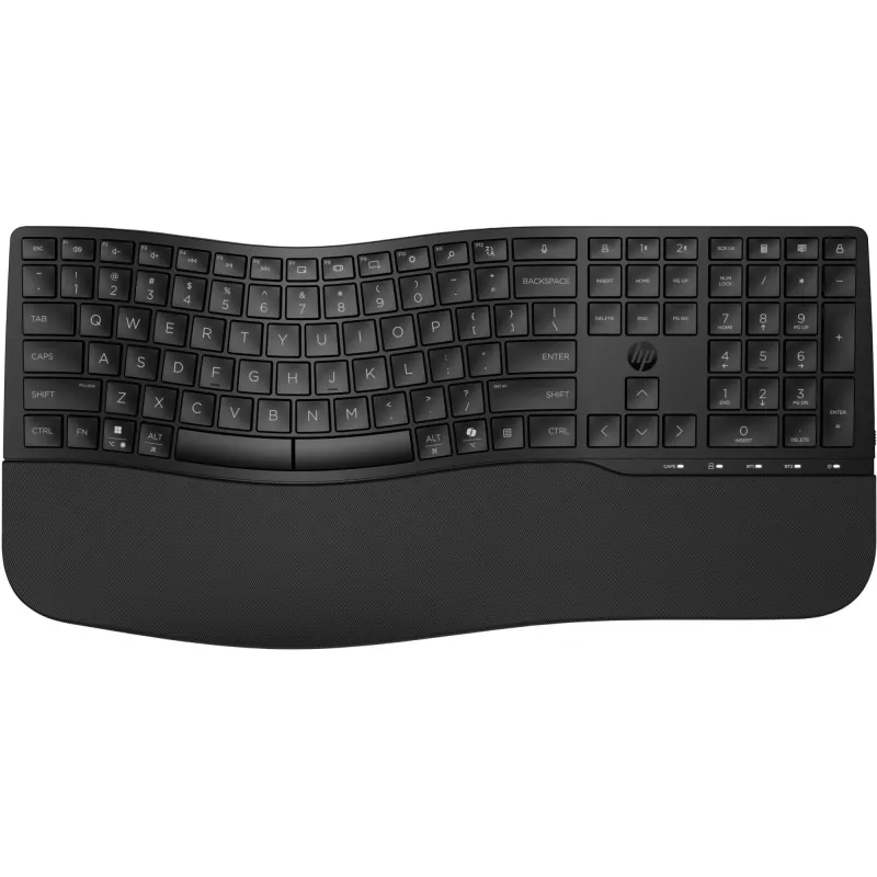 HP 680 Comfort Dual-Mode Πληκτρολόγιο Full-Size Wireless Bluetooth Μαύρο