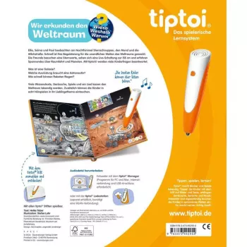 tiptoi Wieso? Weshalb? Warum? Wir entdecken den Weltraum, Εκπαιδευτικό βιβλίο