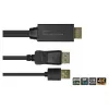 Αντάπτορας καλωδίου βίντεο Alcasa HDMI-DP020 2 m HDMI Type-A DisplayPort Μαύρο
