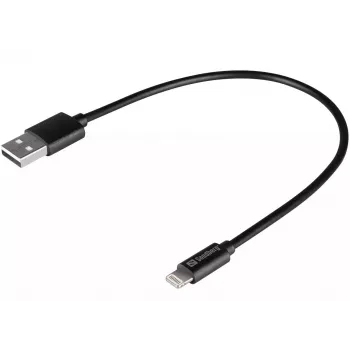 SANDBERG Προσαρμογέας Lightning - USB αρσενικό σε Lightning αρσενικό - 20 cm - Μαύρο - για Apple iPad/iPhone/iPod (Lightning)