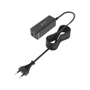 SANDBERG Τροφοδοτικό - 65 Watt - 3,25 A - PD, QC - 4 θύρες εξόδου (2 x USB, 2 x USB-C)