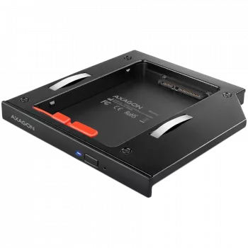 AXAGON RSS-CD12 2,5 SSD/HDD Προσαρμογέας για οπτικό δίσκο 12,7 mm LED