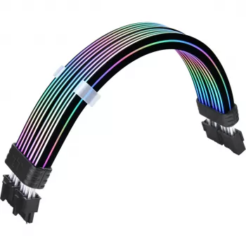 Καλώδιο ταινίας THERMALTAKE AC-082-CN1NAN-A1 8-Pin υποδοχή θηλυκή-σε-υποδοχή θηλυκή, μαύρο, 0,272 m