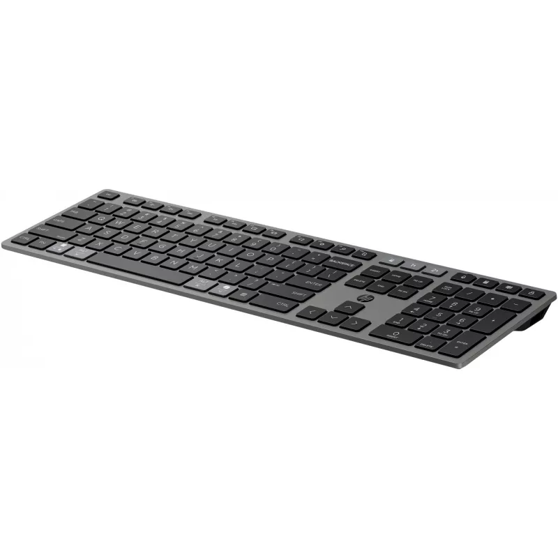HP 720 ασύρματο πληκτρολόγιο πολλαπλών συσκευών επαναφορτιζόμενο full-size USB Bluetooth