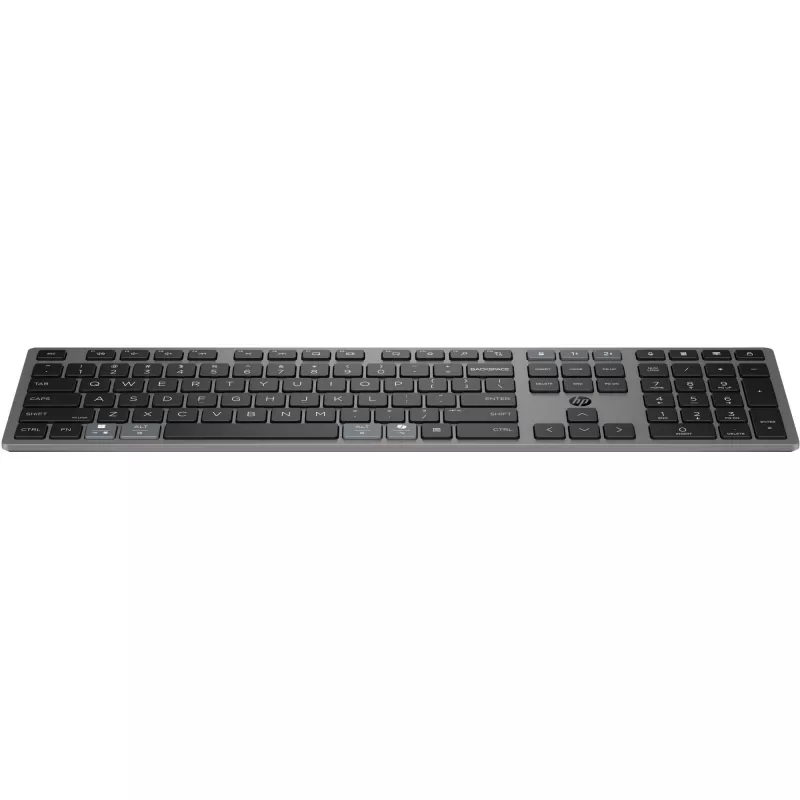 HP 720 ασύρματο πληκτρολόγιο πολλαπλών συσκευών επαναφορτιζόμενο full-size USB Bluetooth