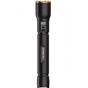 Φακός Duracell DF4000R μαύρος – επαναφορτιζόμενος φακός χειρός, συμπαγής σχεδίαση