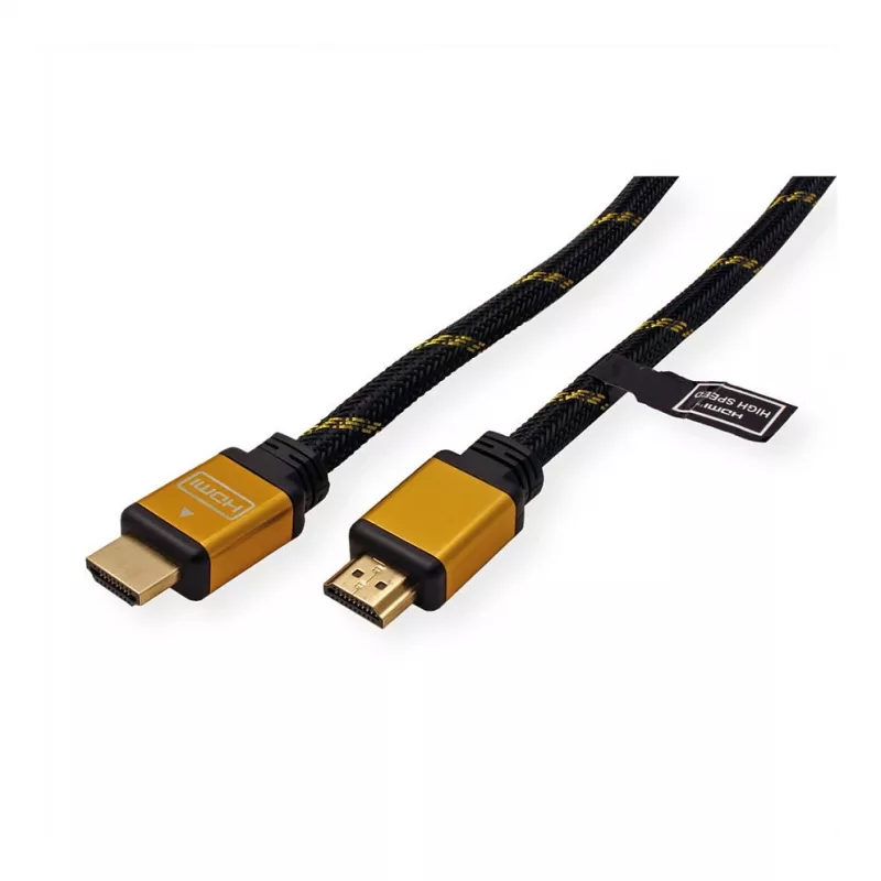 ROLINE Gold Καλώδιο HDMI High Speed, ST-ST 1,0m (11.04.5561)