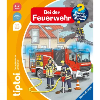 tiptoi Wieso? Weshalb? Warum? Bei der Feuerwehr, Εκπαιδευτικό βιβλίο