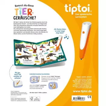 tiptoi Kennst du diese Tiergeräusche?, Εκπαιδευτικό βιβλίο
