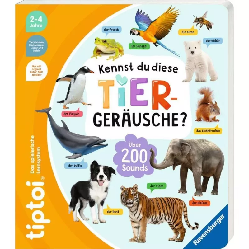 tiptoi Kennst du diese Tiergeräusche?, Εκπαιδευτικό βιβλίο