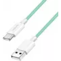 Καλώδιο LogiLink USB-C USB 2.0 USB-A αρσενικό, USB-C αρσενικό 1 m πράσινο CU0327