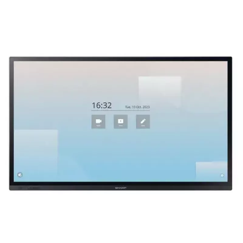 Διαδραστική επίπεδη οθόνη Sharp PN-LA862 86 ίντσες 4K Ultra HD Touchscreen Μαύρο