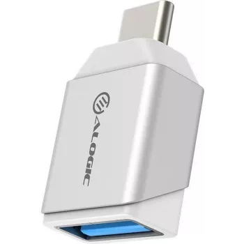 ALOGIC Ultra Series - Προσαρμογέας USB - 24 pin USB-C (Α) σε USB Type A (Θ) - USB 3,1 Gen 1 - Ασημί (ULCAMN-SLV)