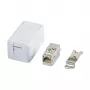 Υποδοχή RJ-45 BTR 130B21D1APL-E Cat6a λευκή επίπεδη