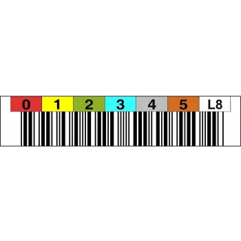 Ρολό ετικετών barcode ASTAR LTO8 LTO8100199 εύρος 000100–000199 για κασέτες LTO