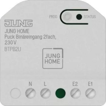 Jung BT P B2 U JUNG HOME Puck δυαδική είσοδος 2πλή 230 V ~ TE (BTPB2U)