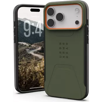 UAG Urban Armor Gear Civilian MagSafe θήκη | Apple iPhone 17 Pro Max | ελιά/pop-orange | 114546117297 (114546117297)