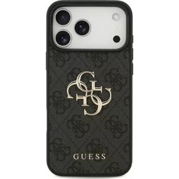 GUESS Hard Cover 4G Big Metal Logo Γκρι, για Apple iPhone 17 Pro Max, GUHCP17X4GMGGR