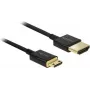 Καλώδιο HDMI DeLOCK 85118 0,25 m HDMI Type-A σε Type-C Μαύρο
