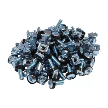 Good Connections GC-N0049 σετ βιδών rack M6, 20 mm, 50 τεμ., ασημί