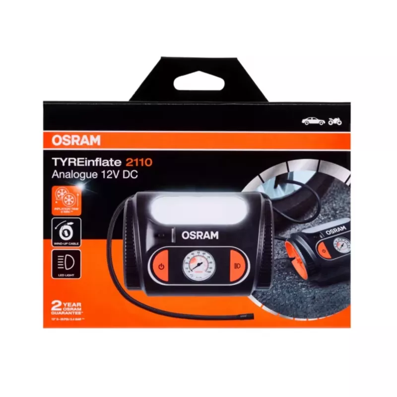 Osram Tyreinflate 2110 συμπιεστής αυτοκινήτου 12 V