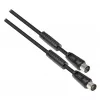 Good Connections S-PAK015S Καλώδιο κεραίας SAT, ομοαξονικό βύσμα αρσενικό σε ομοαξονική υποδοχή θηλυκή, 1,5 m, Μαύρο