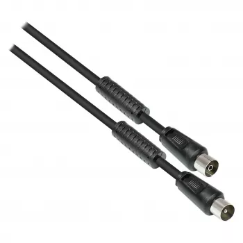 Good Connections S-PAK015S Καλώδιο κεραίας SAT, ομοαξονικό βύσμα αρσενικό σε ομοαξονική υποδοχή θηλυκή, 1,5 m, Μαύρο