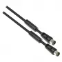 Good Connections S-PAK015S Καλώδιο κεραίας SAT, ομοαξονικό βύσμα αρσενικό σε ομοαξονική υποδοχή θηλυκή, 1,5 m, Μαύρο