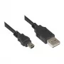 Good Connections Καλώδιο σύνδεσης USB 2.0 EASY Plug A σε βύσμα αρσενικό Mini-B - μαύρο - 0,5 m