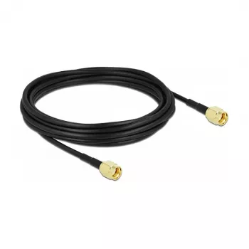 Καλώδιο κεραίας DeLOCK RP-SMA αρσενικό σε RP-SMA αρσενικό LMR/CFD100 5 m