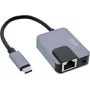 Αντάπτορας δικτύου InLine 33382I – Gigabit Ethernet, USB-C 3-in-1 (Ethernet, Audio, PD)