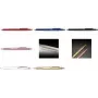 Μηχανικό μολύβι rotring 600 metallic pearl white 0,5 mm – μεταλλικό στέλεχος, ραβδωτή λαβή