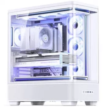 Κουτί Jonsbo TK-5, Midi-Tower, ATX, tempered glass – λευκό