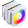 Ψύκτρα CPU Jonsbo CB80 Dual-Tower με 2×120mm PWM ARGB ανεμιστήρες — λευκό