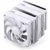 Ψύκτρα CPU Jonsbo CB80 Dual-Tower με 2×120mm PWM ARGB ανεμιστήρες — λευκό