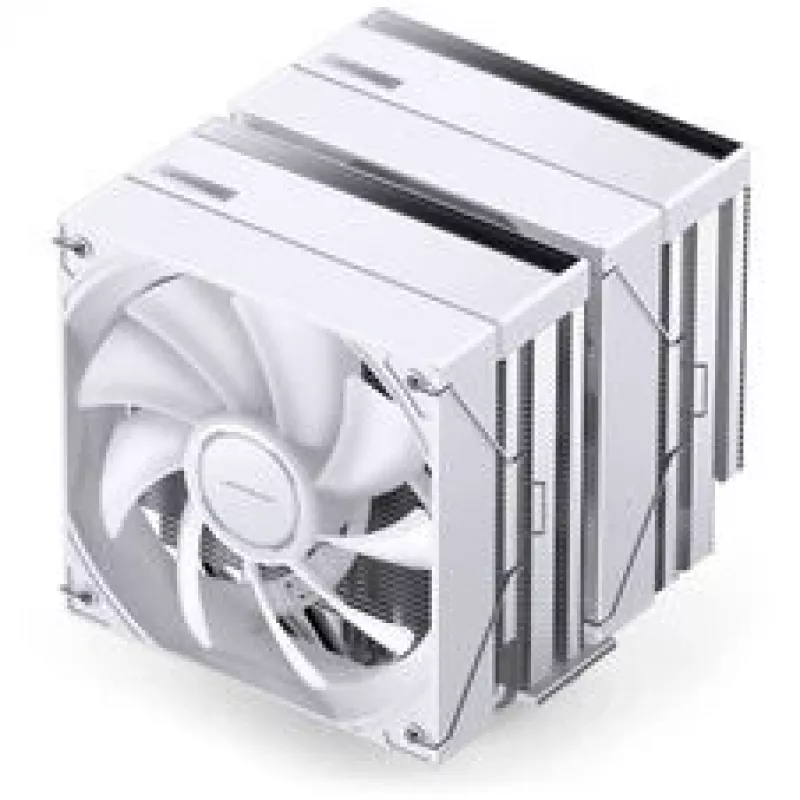 Ψύκτρα CPU Jonsbo CB80 Dual-Tower με 2×120mm PWM ARGB ανεμιστήρες — λευκό