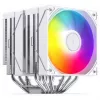 Ψύκτρα CPU Jonsbo CB80 Dual-Tower με 2×120mm PWM ARGB ανεμιστήρες — λευκό