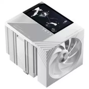 Ψύκτρα CPU αέρα TRYX TURRIS T620, Dual-Tower, με οθόνη 5 ιντσών - 120mm, λευκή