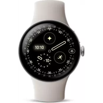Google Pixel Watch 4 - 41 mm - αλουμίνιο ασημί γυαλισμένο (GA10829-EU)