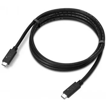 Καλώδιο USB Lenovo USB4 Gen 2x2 4X91U92143, USB‑C σε USB‑C, 1,5 m, 20 Gbit/s, μαύρο
