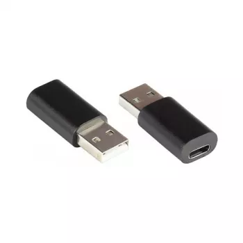 Alcasa USB-AD200 καλώδιο προσαρμογέα USB A USB C μαύρο (USB-AD200)
