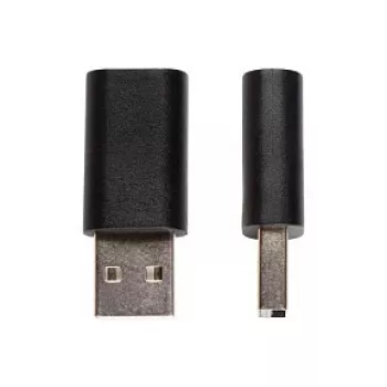 Alcasa USB-AD200 καλώδιο προσαρμογέα USB A USB C μαύρο (USB-AD200)