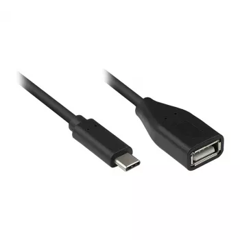 Alcasa 2511-OTG2. Μήκος καλωδίου: 0,1 m, Σύνδεση 1: USB C, Σύνδεση 2: USB A, Έκδοση USB: USB 2.0, Μέγιστη ταχύτητα μεταφοράς δεδομένων: 480 Mbit/s, Περιγραφή