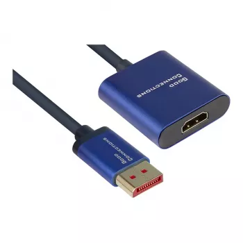 Good Connections DP-AD07 - 0,2 m - DisplayPort - HDMI - βύσμα αρσενικό - υποδοχή θηλυκή - ίσιο